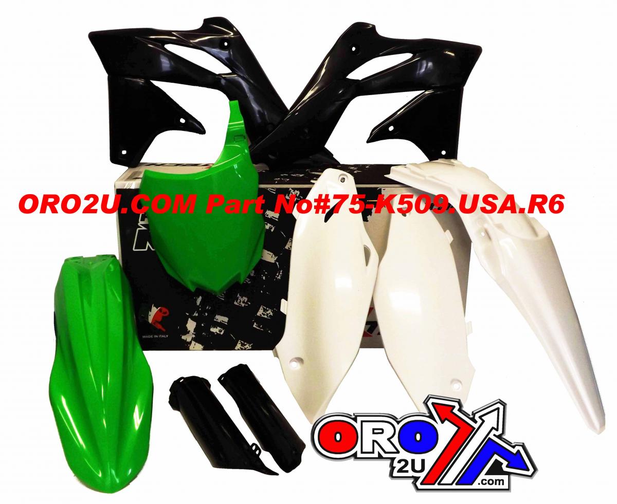 PLASTIC KIT 13-16 KX250F USA, RTECH R-KITKXF-US2-516 thumbnail 2
