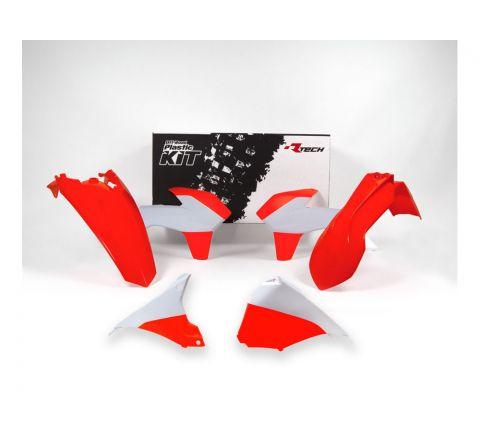 PLASTIC KIT KTM EXC 14-16, RTECH R-KITKTM-AN0-415, NEON ORANGE VENTED FRONT FENDE thumbnail 2