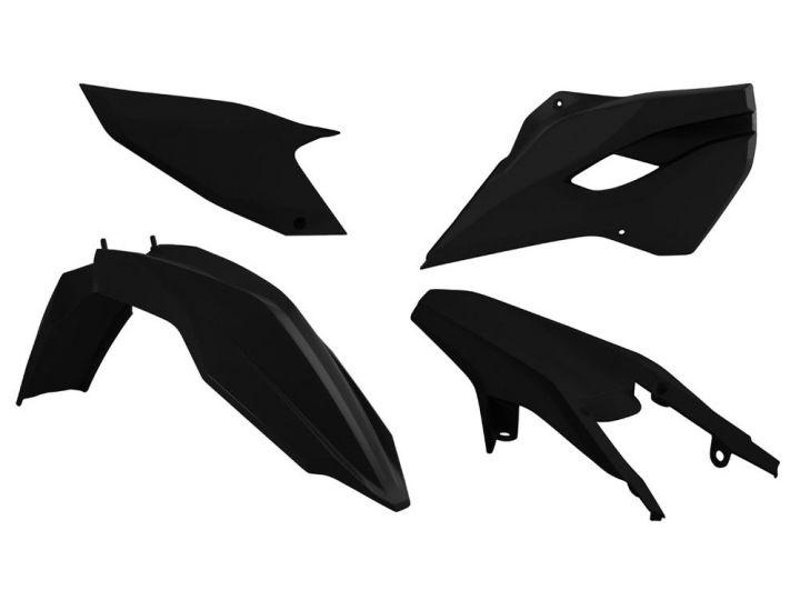 PLASTIC KIT4 2014 HUSKY TE/FE, BLACK RTECH R-KITHSQ-NR0-410 image 1