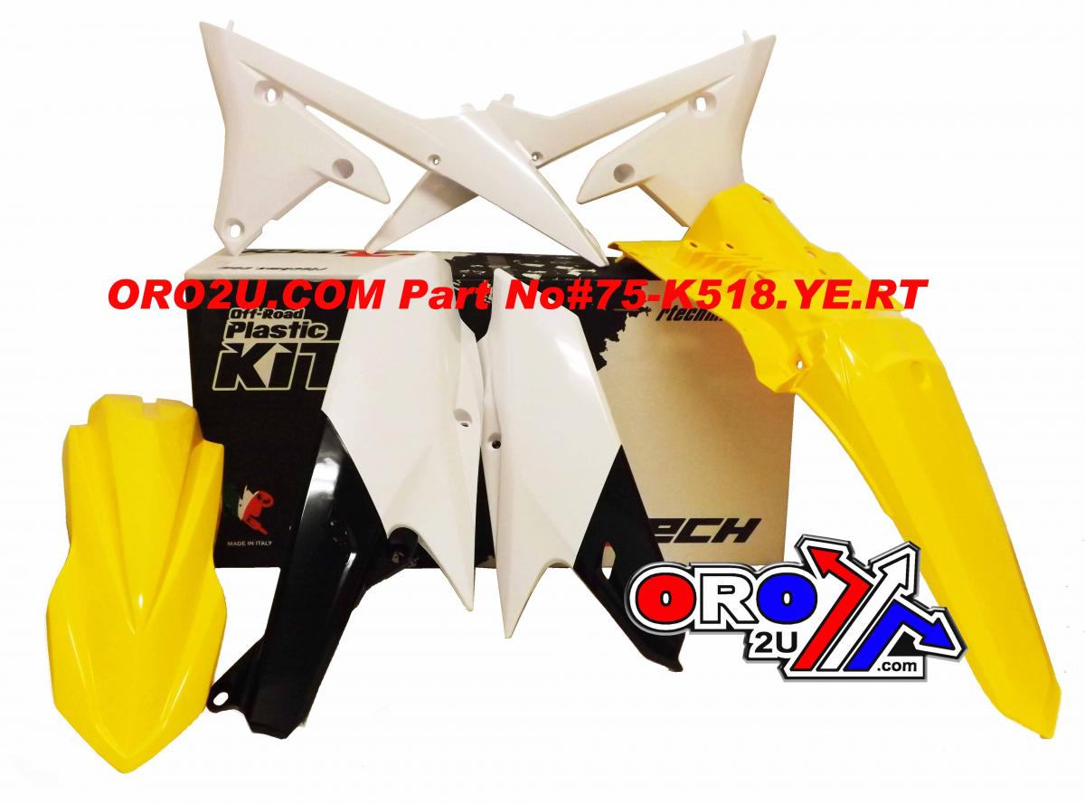PLASTIC KIT/4 WRF250 / WRF450 15-19, RTECH R-KITWRF-GY0-415 thumbnail 2