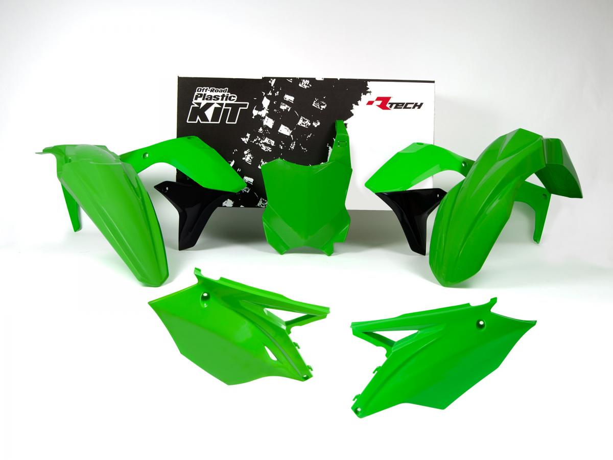 PLASTIC KIT/5 16-18 KX450F GREEN, RTECH R-KITKXF-VE0-517 thumbnail 2