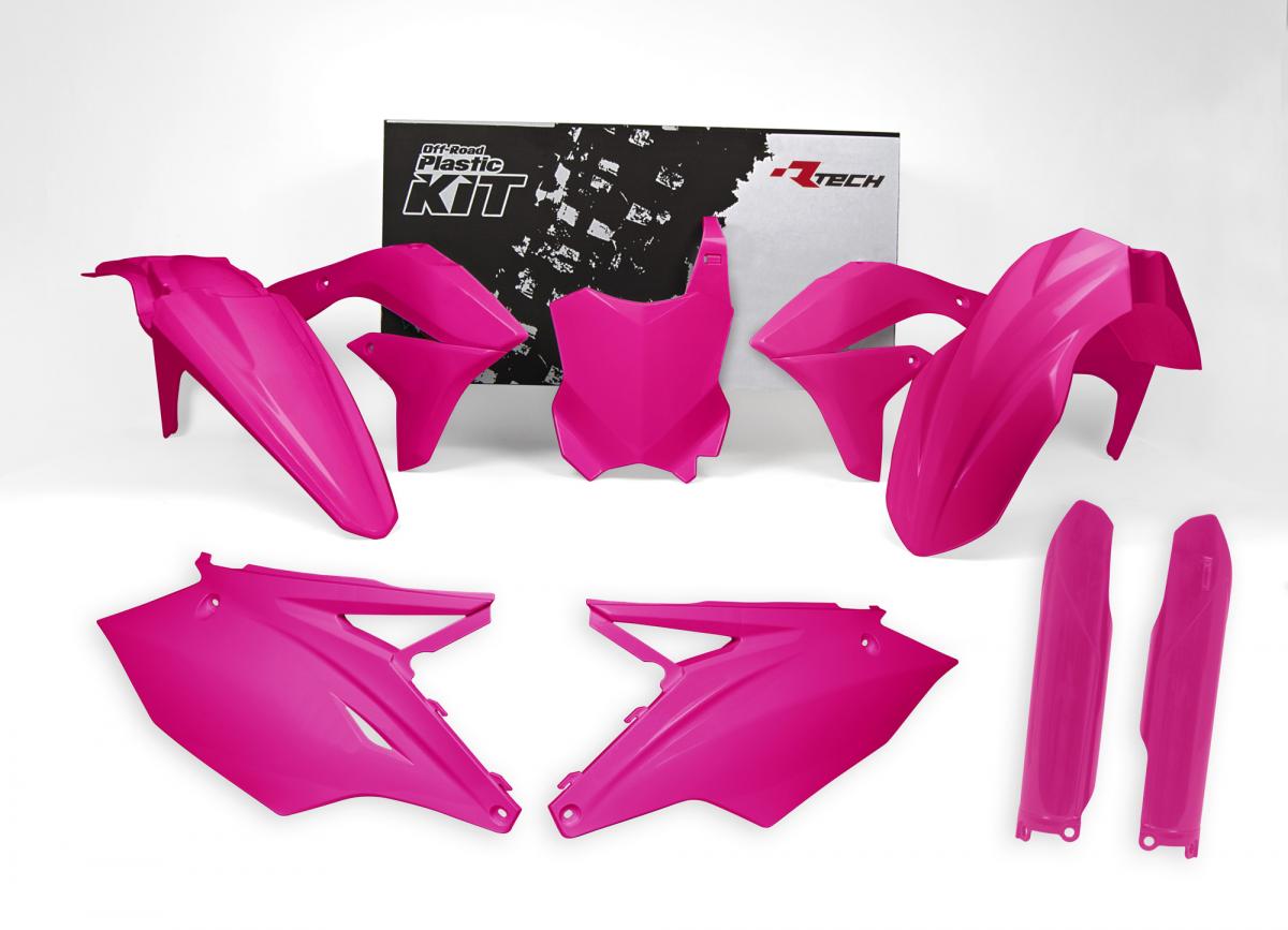 PLASTIC KIT/6 16-18 KX450F N/PINK, RTECH R-KITKXF-FU0-517 thumbnail 2