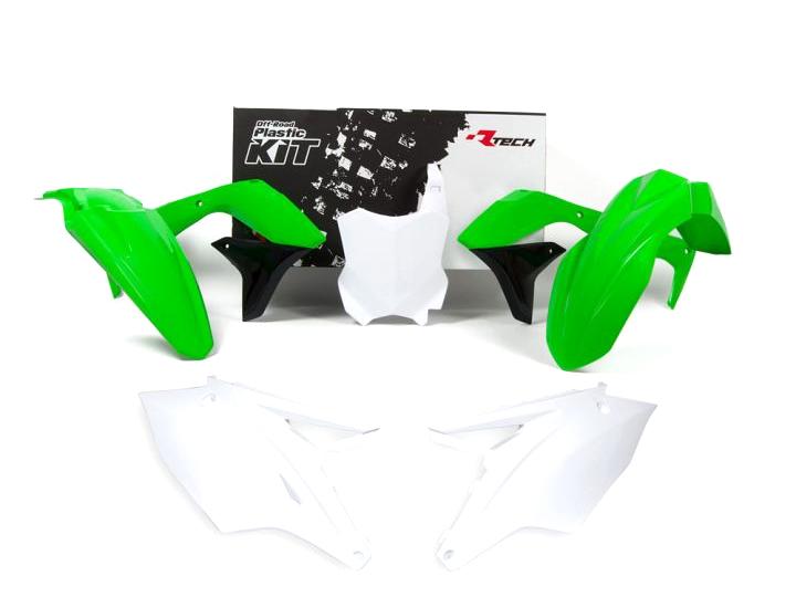 PLASTIC KIT/5 16-18 KX450F, OEM14 RTECH R-KITKXF-OEM-517 image 1