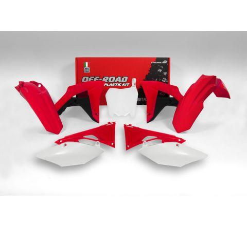 PLASTIC KIT6 OEM 17-18 CRF450RX, OEM RTECH R-KITCRF-OEM-600 image 1