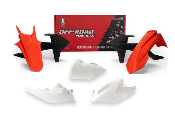 PLASTIC KIT/5 17-19 EXC/EXC-F OEM 2018, RTECH R-KITKTM-OEM-418 image 1
