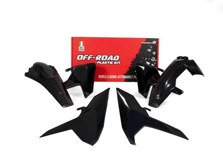 PLASTIC KIT 17-18 HUSKY TE/FE/TX, 4 PIECE ,COLOUR BLACK, RTECH R-KITHSQ-NR0-417 image 1