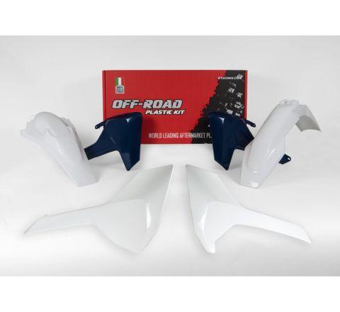 PLASTIC KIT 17-18 HUSKY TE/FE/TX, 4 PIECE OEM COLOUR, RTECH R-KITHSQ-OEM-417 image 1