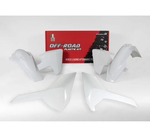PLASTIC KIT 17-18 HUSKY TE/FE/TX, 4 PIECE, COLOUR WHITE, RTECH R-KITHSQ-BN0-417 image 1