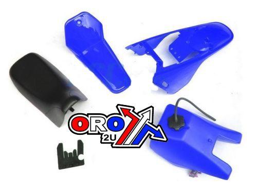 SEAT TANK FENDER KIT PW80 HX UL009 BLUE image 1