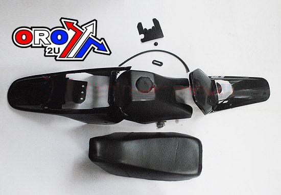 SEAT TANK FENDER KIT PW80 HX UL009 BLACK image 1