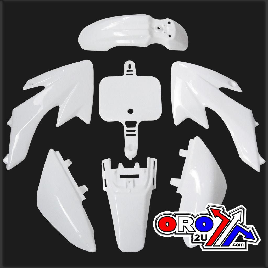 PLASTIC KIT LONG FENDER CRF50, WHITE, AUTC021 image 1