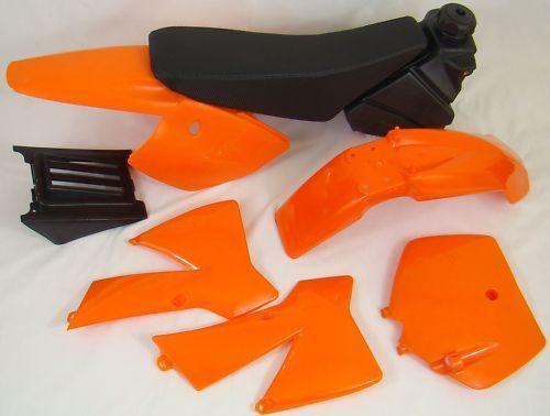 PLASTIC KIT KTM 50 SX WITH, SEAT AND TANK, HX KTM009 image 1