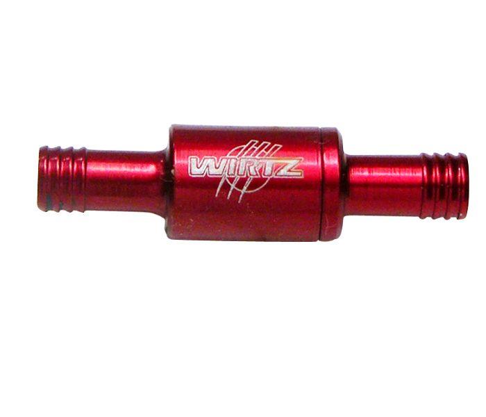 WIRTZ GAS STOP RED ALUMINIUM image 1