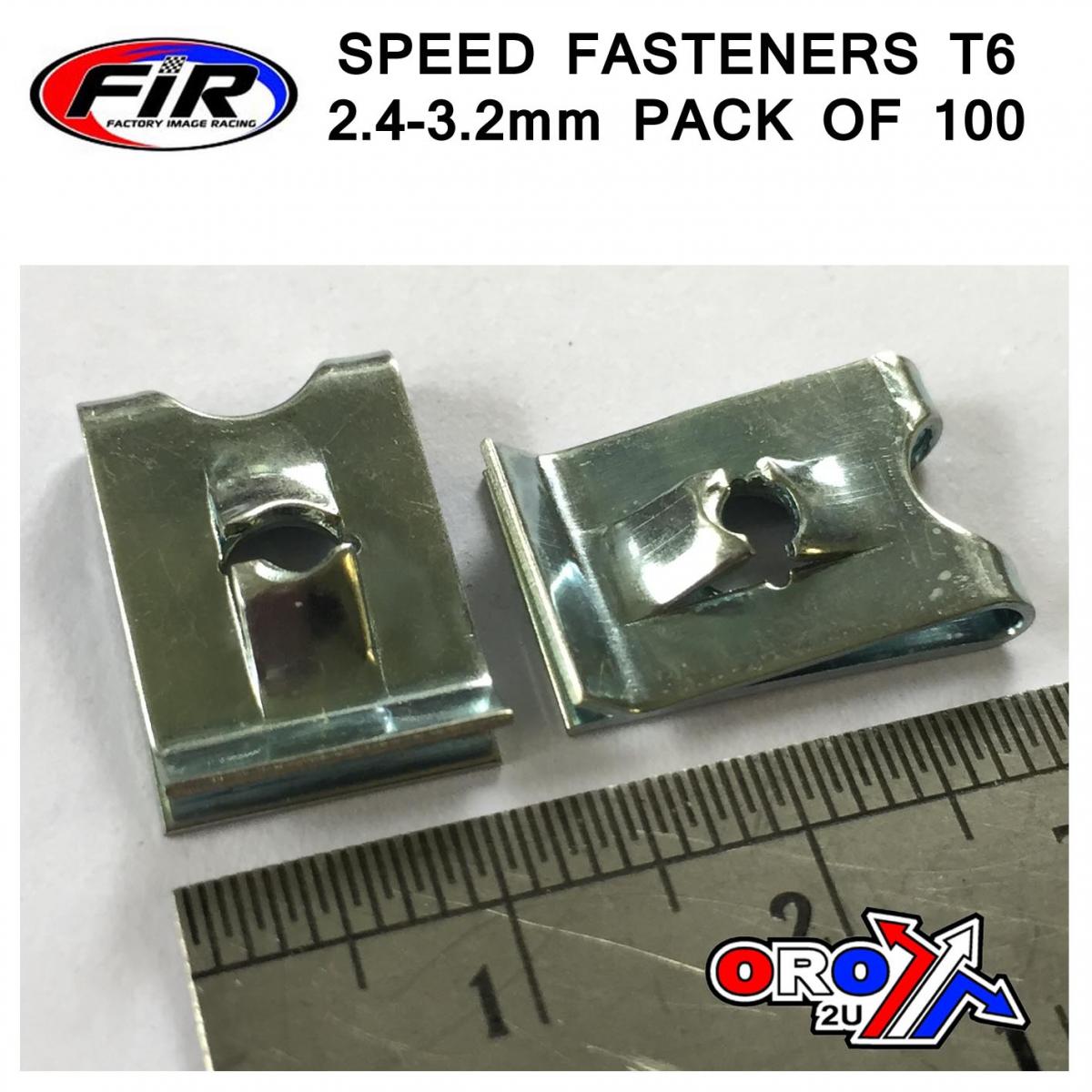SPEED FASTENERS T6 2.4-3.2mm, PACK OF 100 thumbnail 3