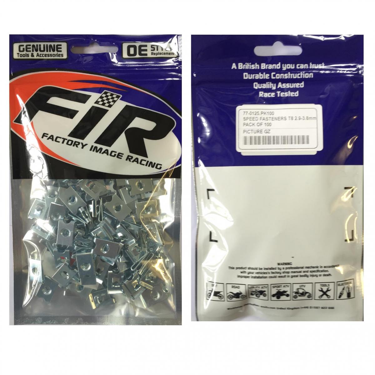 SPEED FASTENERS T8 2.9-3.8mm, PACK OF 100, SF6 thumbnail 2