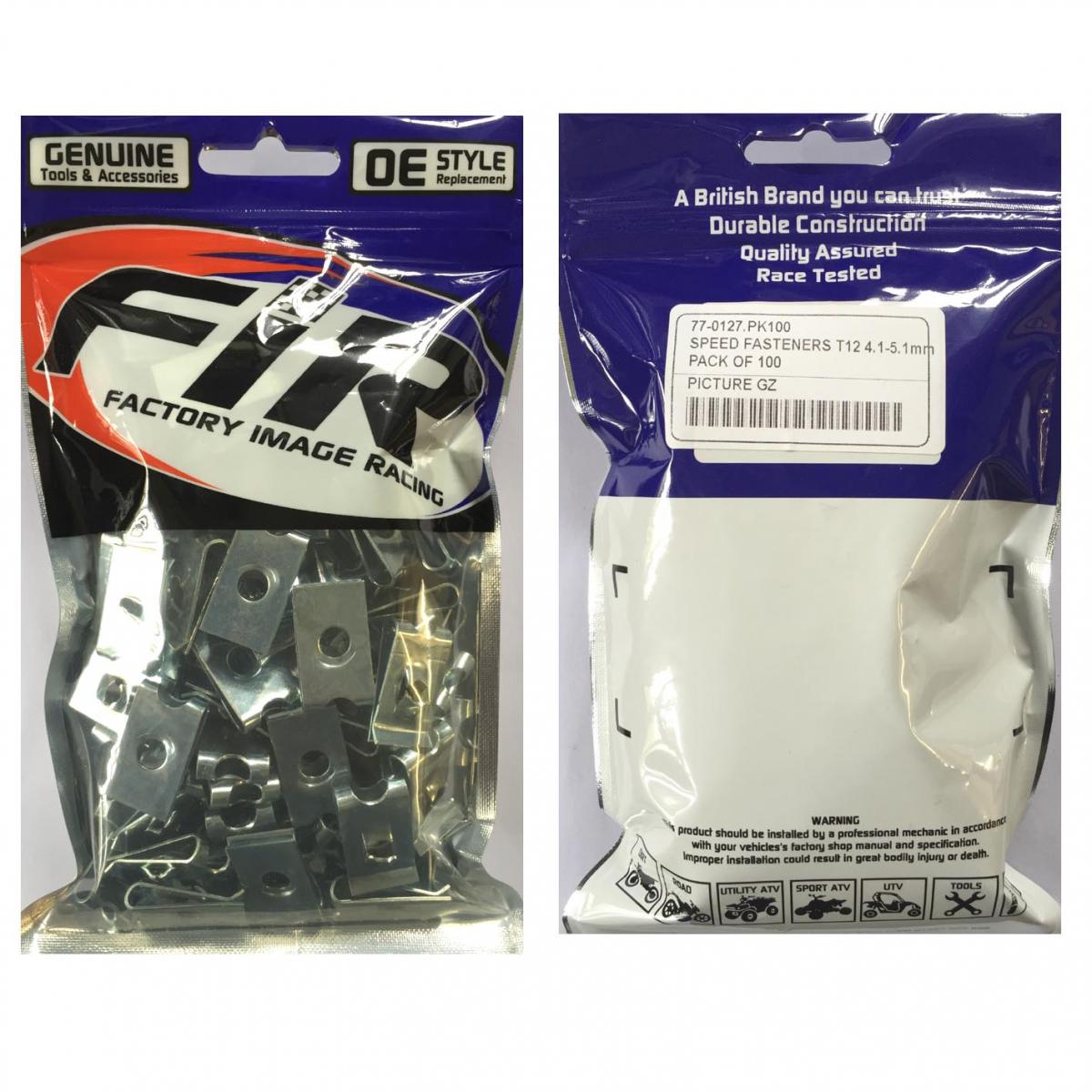 SPEED FASTENERS T12 4.1-5.1mm, PACK OF 100, SF8 thumbnail 2