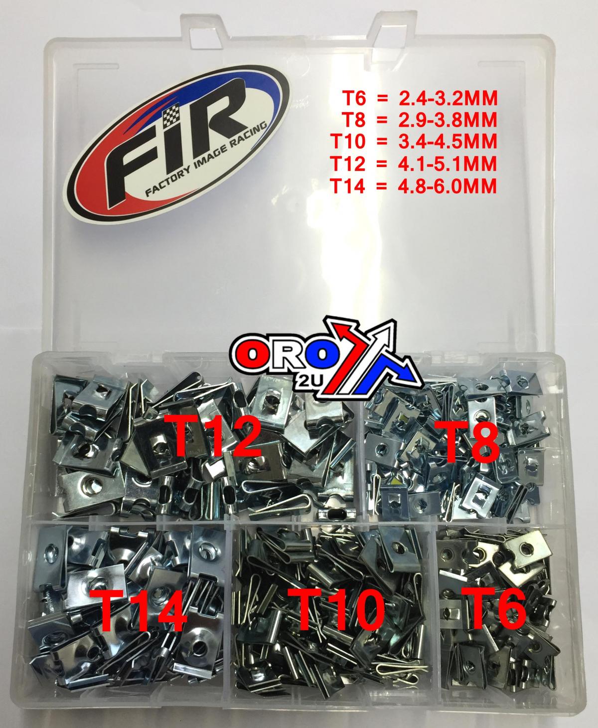 SPEED FASTENERS ASSORTED KIT, BOX OF 300, AT7 thumbnail 2