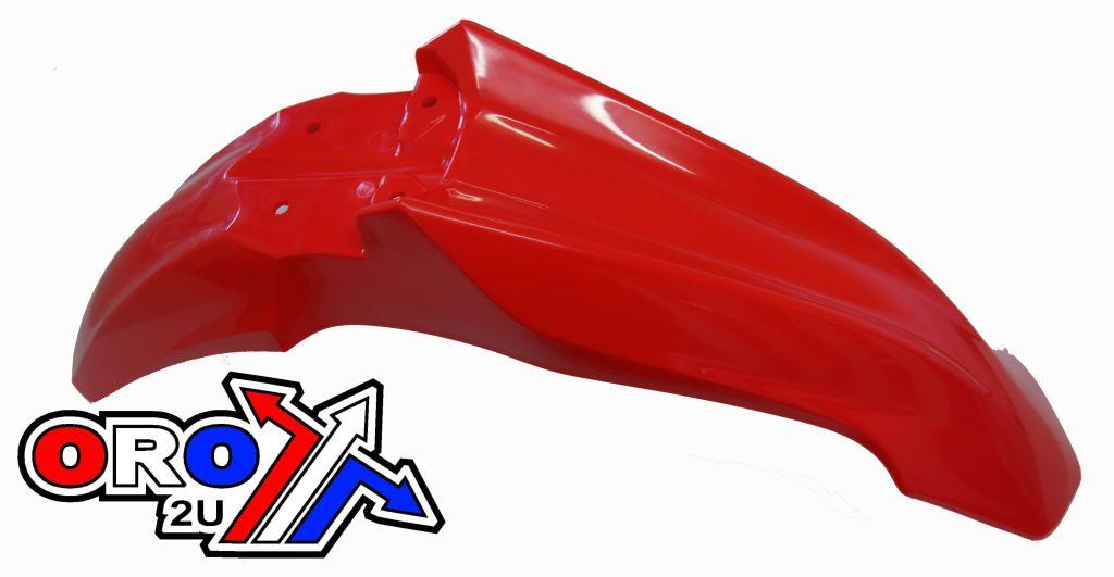 FRONT FENDER 13-15 CRF450R RED, RTECH R-PACRFRS0013 thumbnail 2