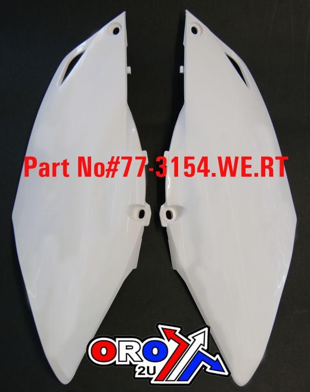 SIDEPANELS 13-16 CRF450 WHITE, RTECH R-FICRFBN0013 thumbnail 2