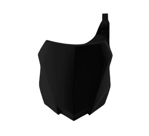 FRONT PLATE 13-15 KXF250 450, BLACK RTECH R-TBKXFNR0013