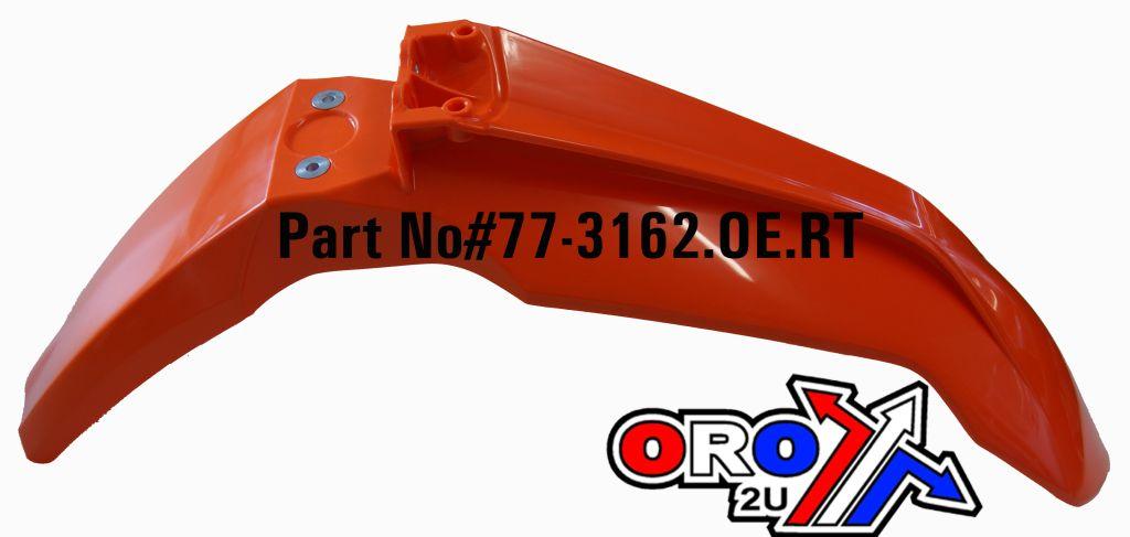 FRONT FENDER 13- SX/SXF ORANGE, RTECH R-PAKTMAR0013 thumbnail 2