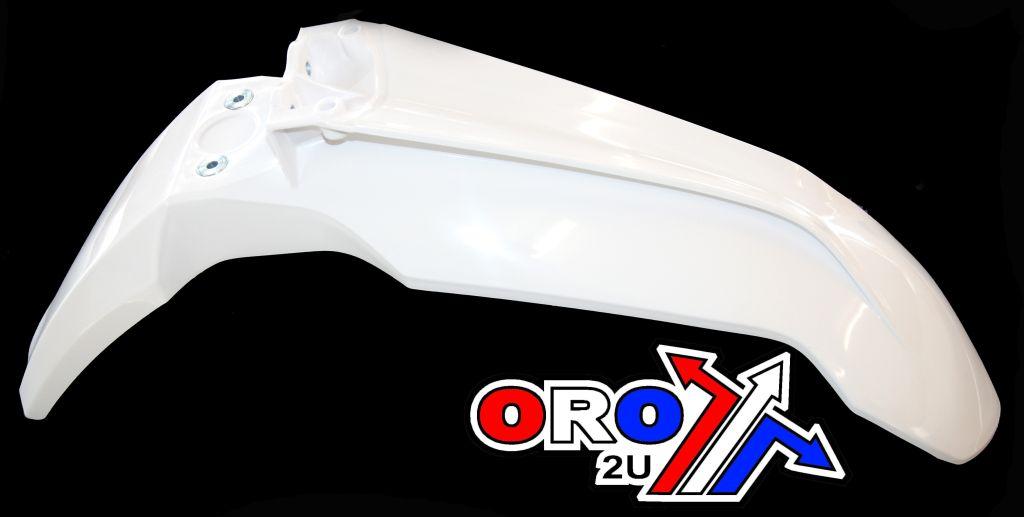 FRONT FENDER 13- SX/SXF WHITE, RTECH R-PAKTMBN0013 thumbnail 2