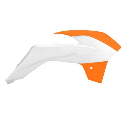 13-17 KTM85 RAD SCOOPS OEM15, ORANGE/WHITE RTECH, R-CVKTMBNAR985 image 1