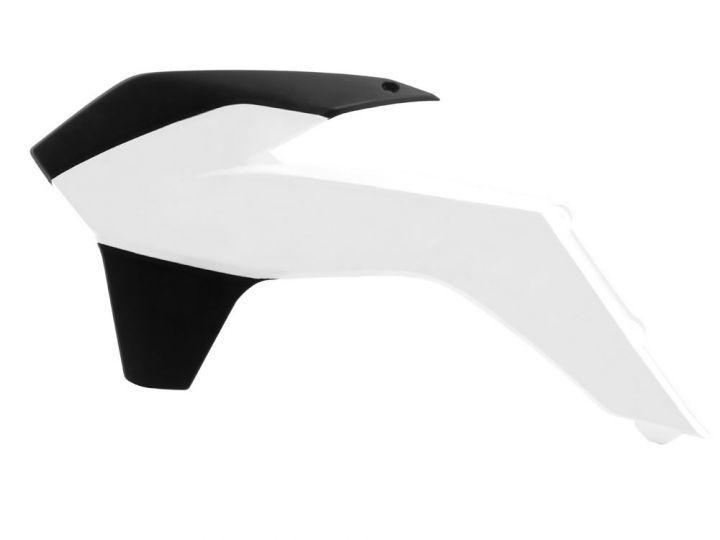 RAD SCOOPS 13-15 KTM SX/SXF, WHITE/BLACK RTECH, R-CVKTMBNNR13 image 1