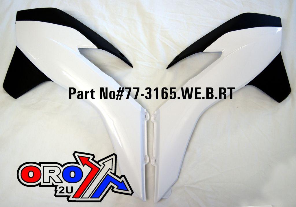 RAD SCOOPS 13-15 KTM SX/SXF, WHITE/BLACK RTECH, R-CVKTMBNNR13 thumbnail 2