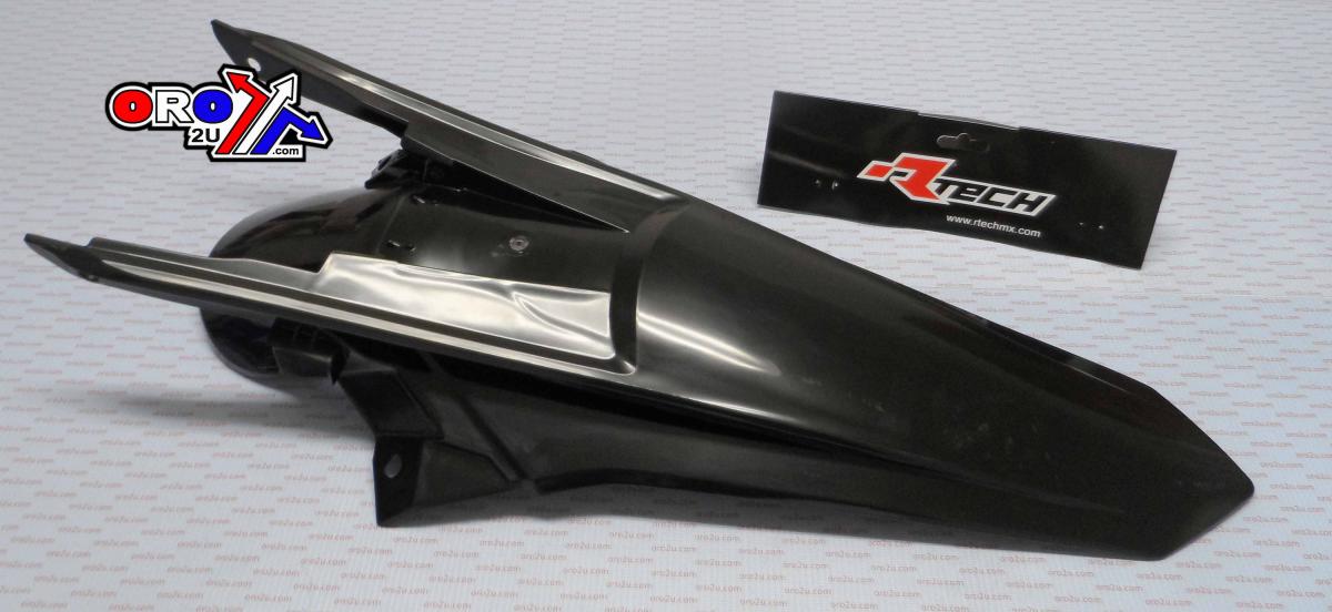 REAR FENDER 2017 EXC/EXC-F, RTECH R-PPKTMNR0017 BLACK thumbnail 2