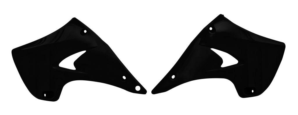 RADIATOR SCOOPS 03-08 KX125/25, RTECH R-CVKX0NR0300 image 1