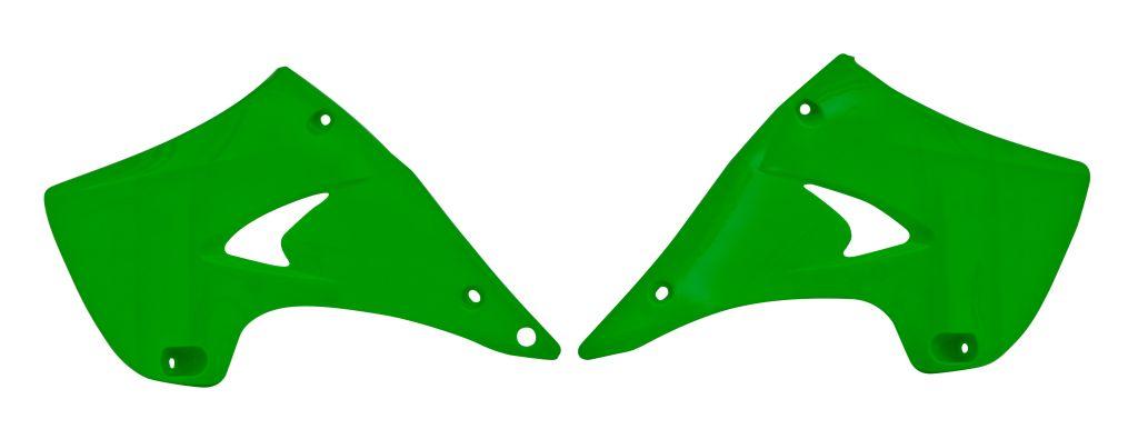 RADIATOR SCOOPS 03-08 KX125/25, RTECH R-CVKX0VF0300 image 1