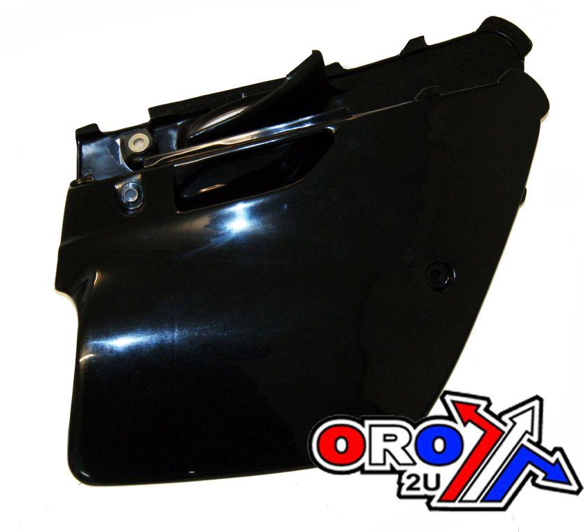 SIDE PANELS 94-98 KX125 KX250, UFO 2769-001 SIDE BLACK image 1