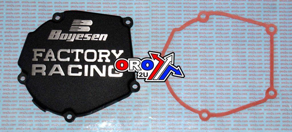 IGNITION COVER 05-07 KX250, BOYESEN SC-12AB BLACK thumbnail 2