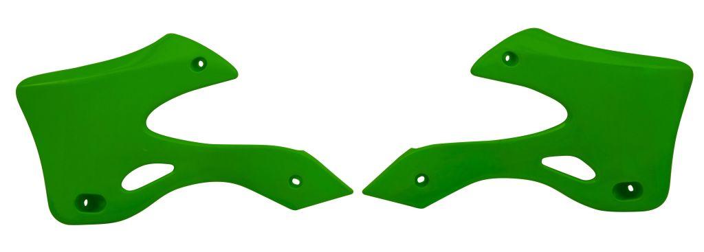 RAD SCOOPS 99-02 KX125 KX250, RTECH R-CVKX0VE9902 RADIATOR image 1