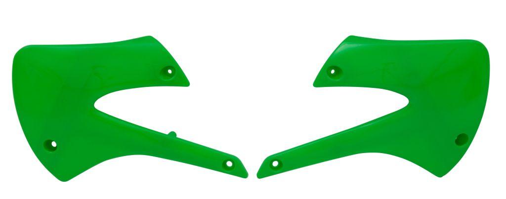 RADIATOR SCOOPS 98-13 KX85/100, RTECH R-CVKX0VF0085 image 1