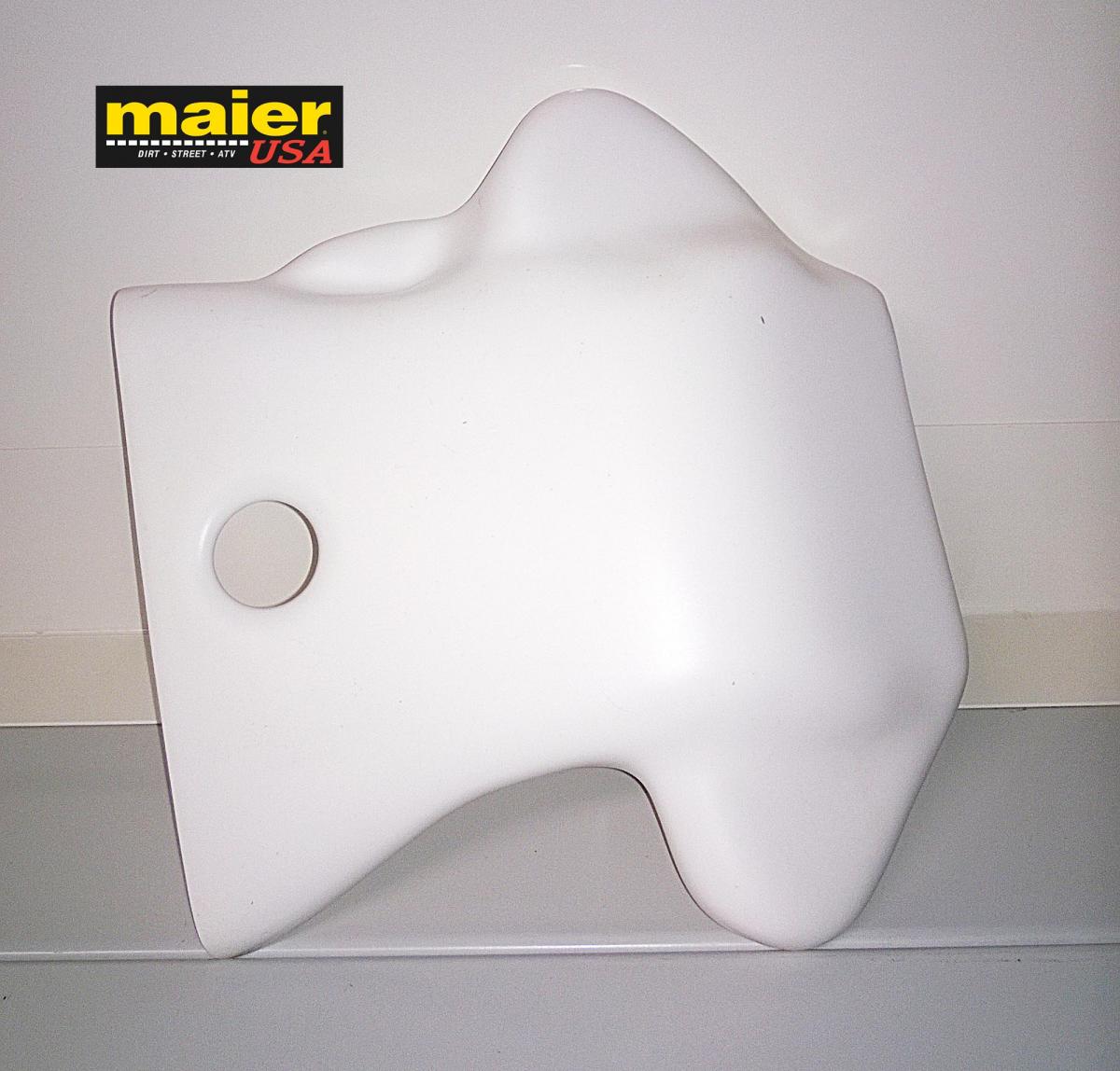 SKIDPLATE ENDURO PLASTIC WHITE, MA63017-189-94 KDX200 image 1