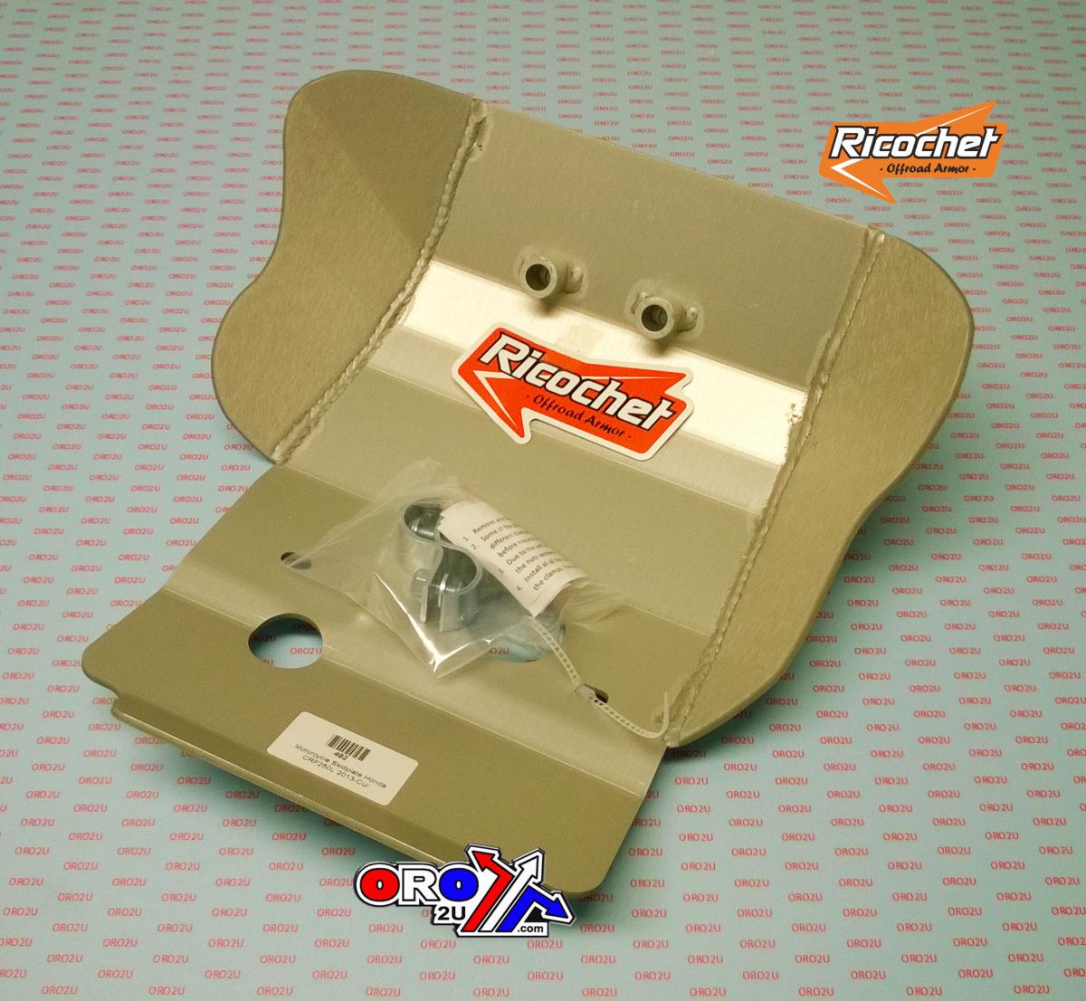 SKID PLATE HD ALUMINIUM ENDURO 13-18 HONDA CRF 250 L, 492 RICOCHET thumbnail 2