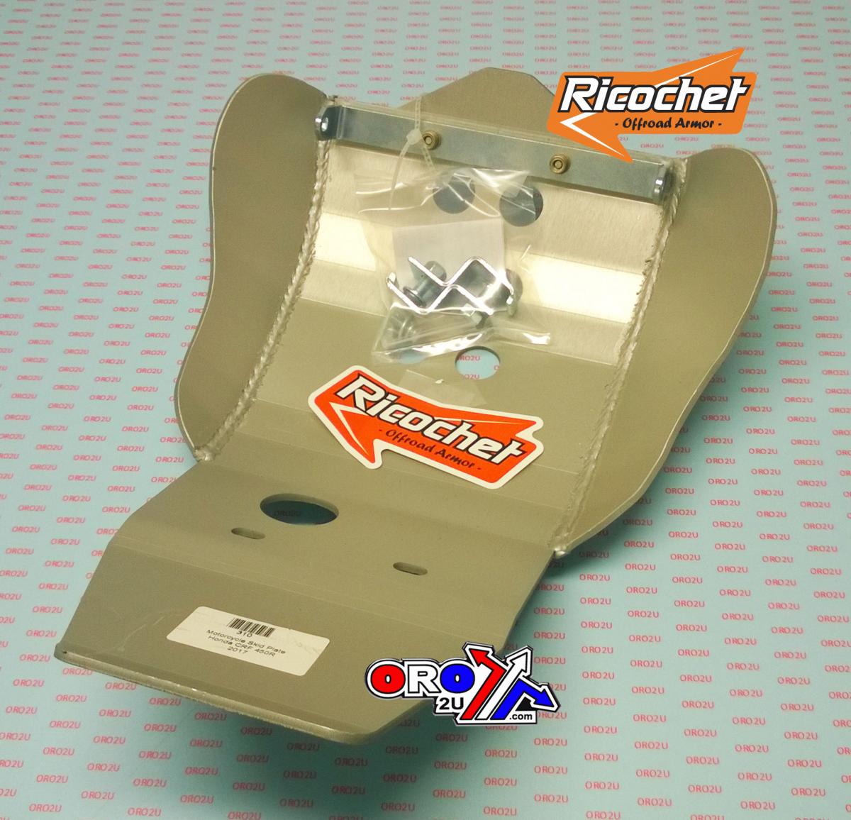 SKID PLATE HD ALUMINIUM ENDURO 17-21 HONDA CRF 450 R, 310 RICOCHET thumbnail 2