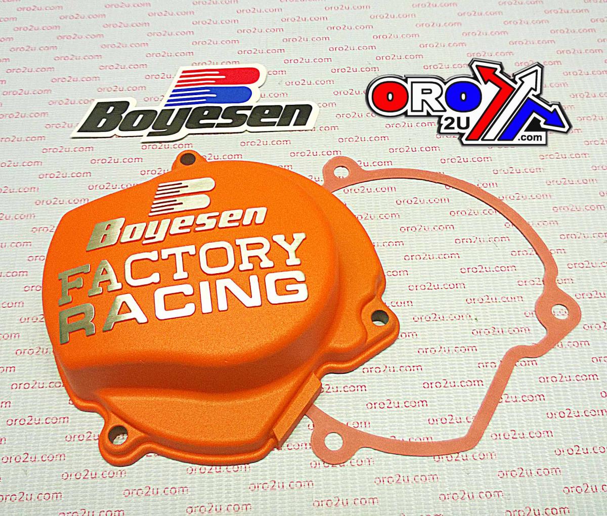 IGNITION COVER 09-23 KTM65, BOYESEN SC-040AO ORANGE thumbnail 2