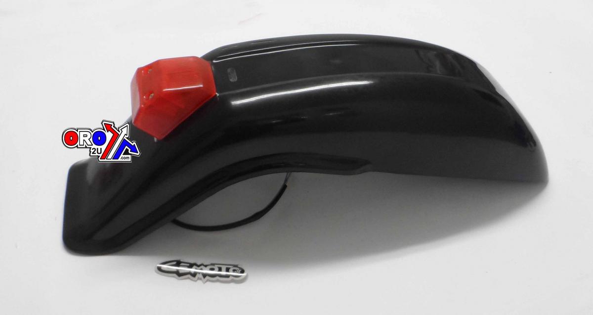 ENDURO REAR FENDER BLACK, Universal fitting. thumbnail 3