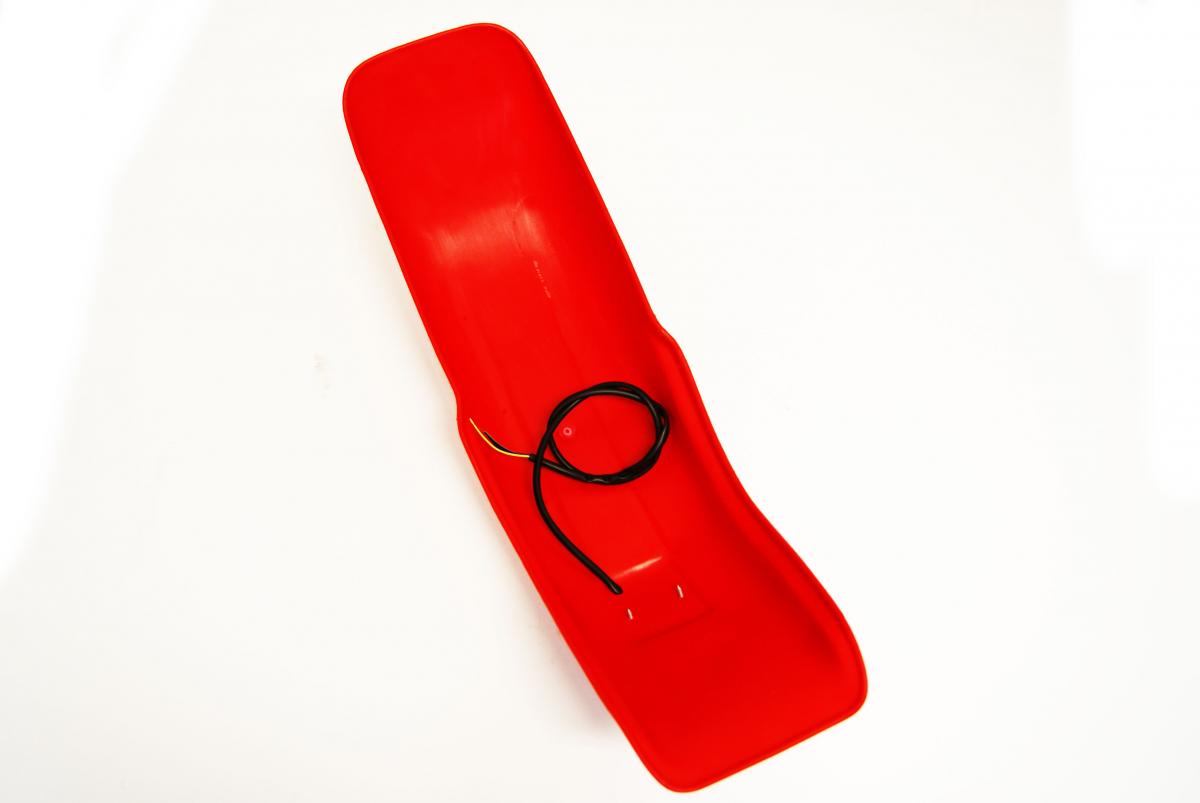 ENDURO REAR FENDER RED, Universal fitting thumbnail 2