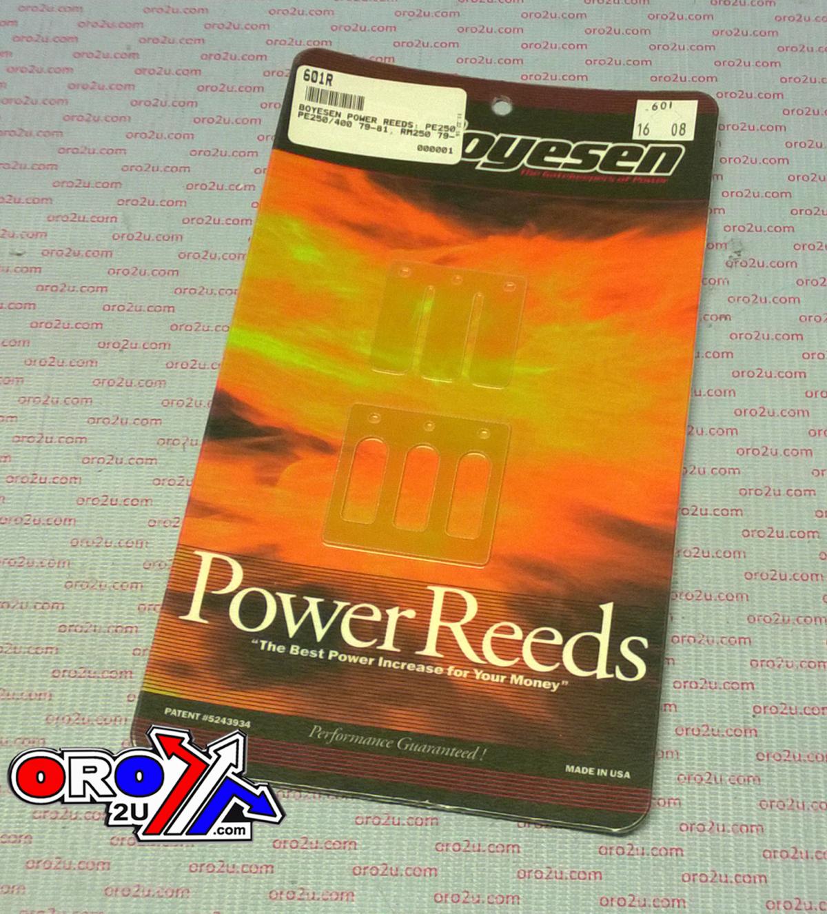 BOYESEN REEDS 601 RM250 PE250, BR001601 image 1