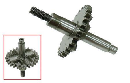 WATER PUMP SHAFT 19230-GC4-730, HONDA CR 80 85 R, MX-10207E, SHAFT WITH GEAR thumbnail 2
