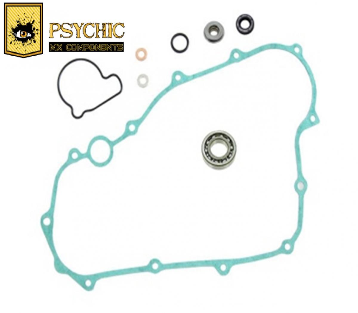 WATER PUMP KIT CRF250R 10-17, PSYCHIC MX-10216 HONDA 7PCS, WITH MECHANICAL SEAL & BEARING image 1