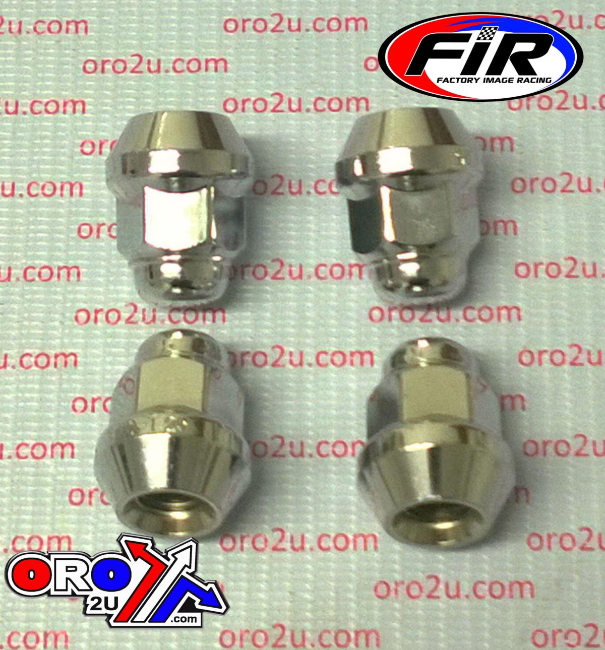 LUG NUT M10x1.25 TAPER CHROME image 1