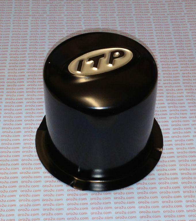 STEEL HUB CAP 4/110 BLACK image 1