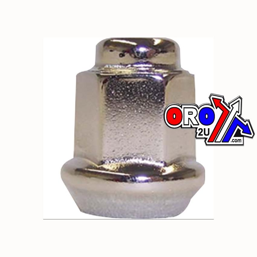 LUG NUT M12-1.5 BEV CHROME, LUG5 BEVELED thumbnail 4
