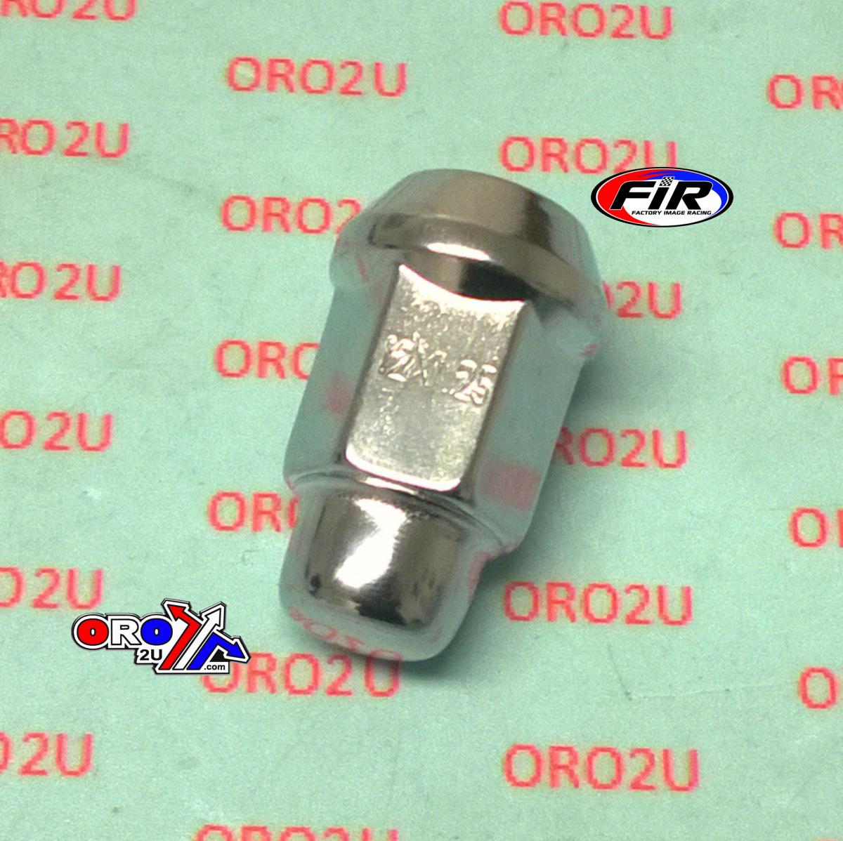 LUG NUT M12-1.25 BEV CHROME, LUG8 BEVELED thumbnail 2
