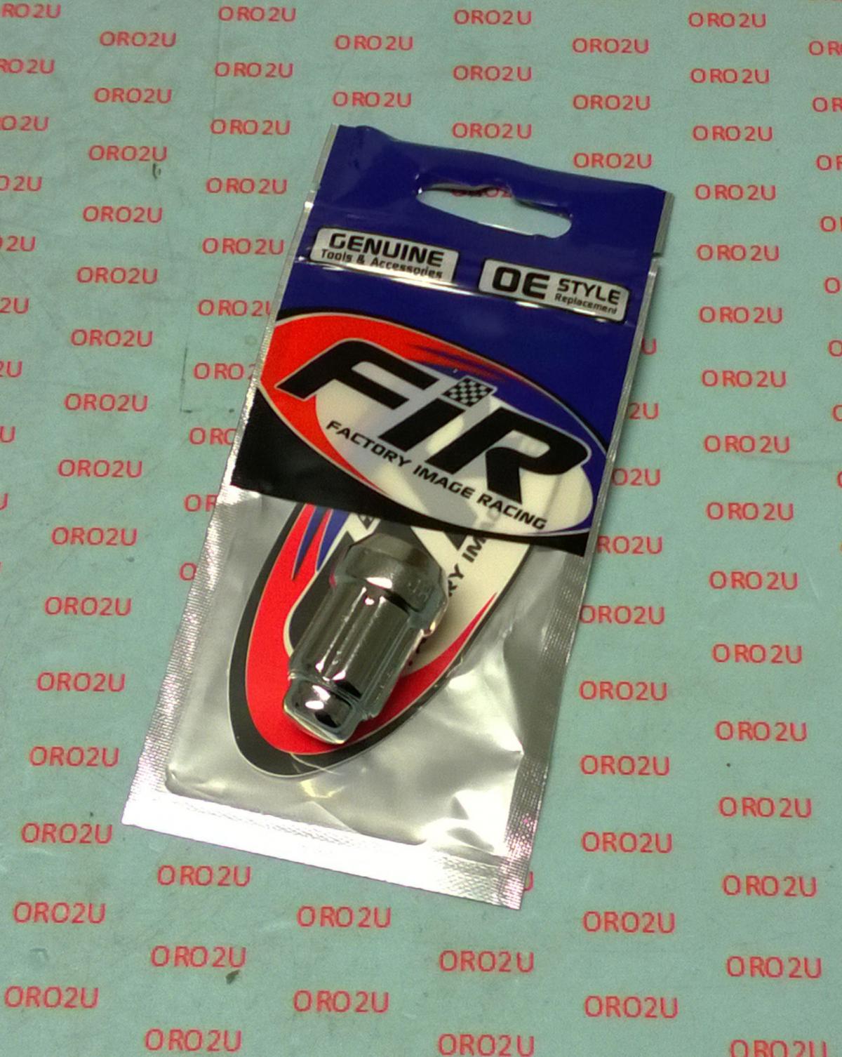 LUG NUT M12-1.5 BEV/SPLINED, LUGP-10 BEVELED CHROME thumbnail 2
